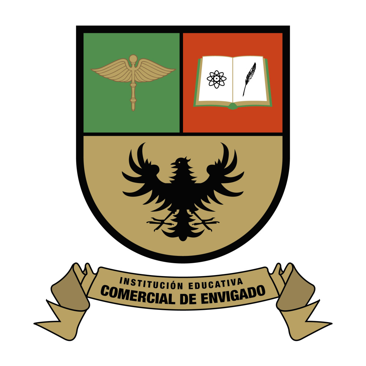 Logo Instituciu00f3n Educativa Comercial de Envigado   AF